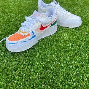 Air Force 1 LX tear Away white/red swoosh